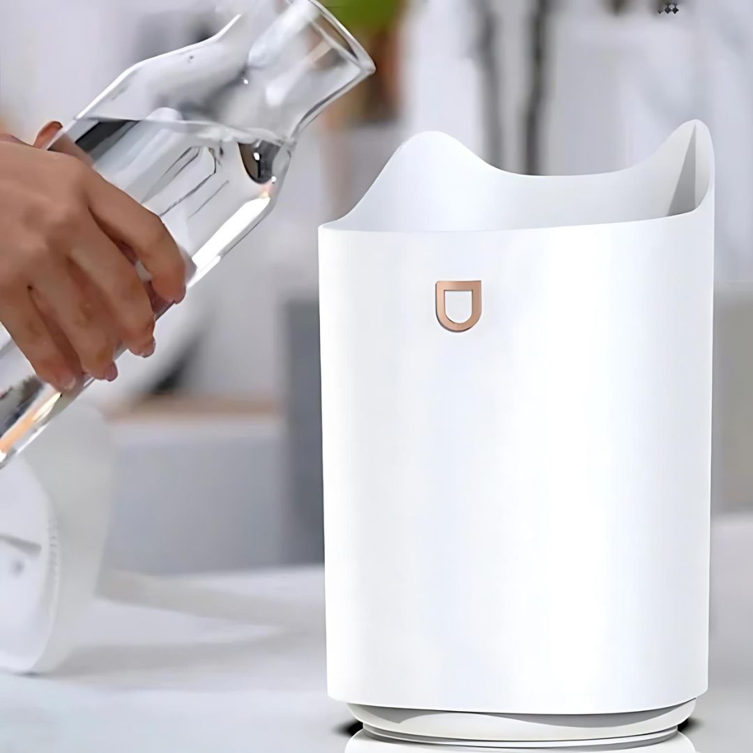Large capacity 101 fl oz ultrasonic humidifier, ensures long-lasting home comfort & respiratory health.
