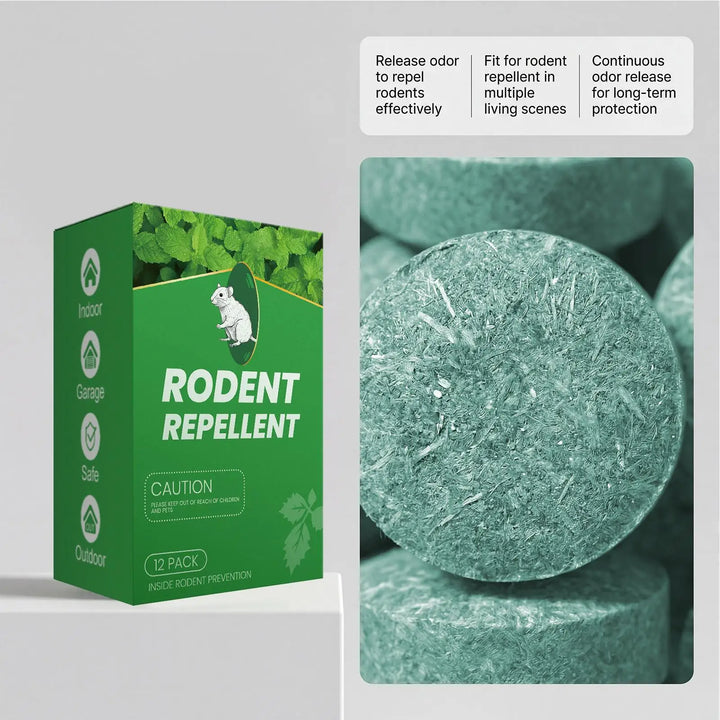Peppermint oil rodent deterrent balls placed in a cupboard, offering natural, non-toxic pest control for your home.