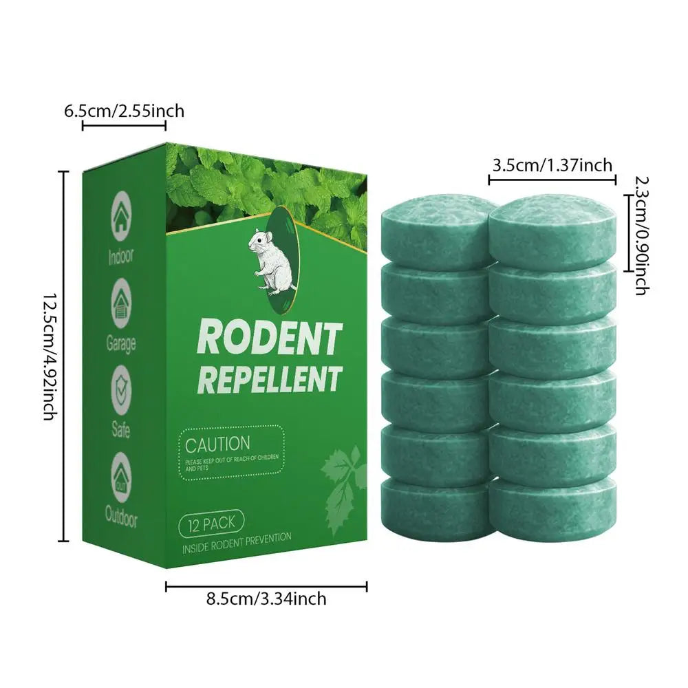 Eco-friendly peppermint oil rodent repellent balls, a natural and safe choice for effective mouse & rat control.