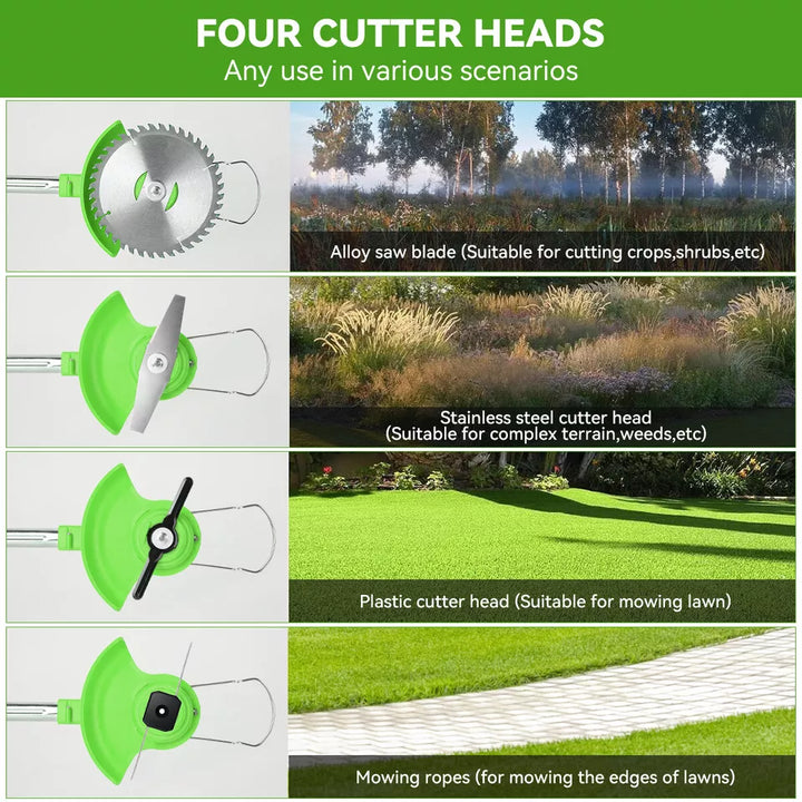 Versatile 24V cordless grass trimmer & edger for immaculate lawn care. Powerful outdoor garden tool.