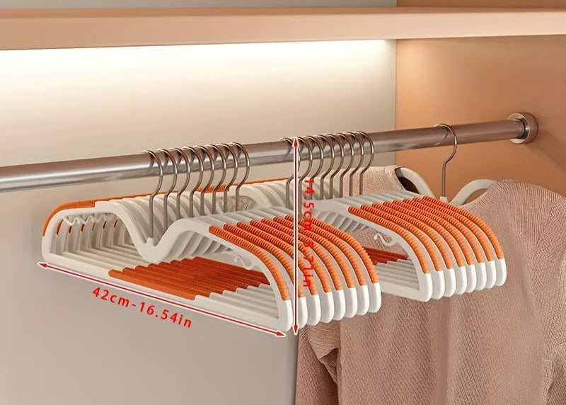 Garment care 40-pack space-saving hangers, non-slip, rotating hook, for neat wardrobe solutions.
