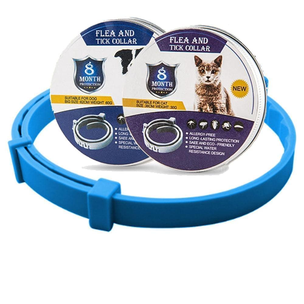 Gentle 8-month anti-flea & anti-tick cat collar. Reliable long-lasting protection for felines.