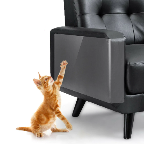 8-piece cat furniture scratch protector set for sofas and upholstery.