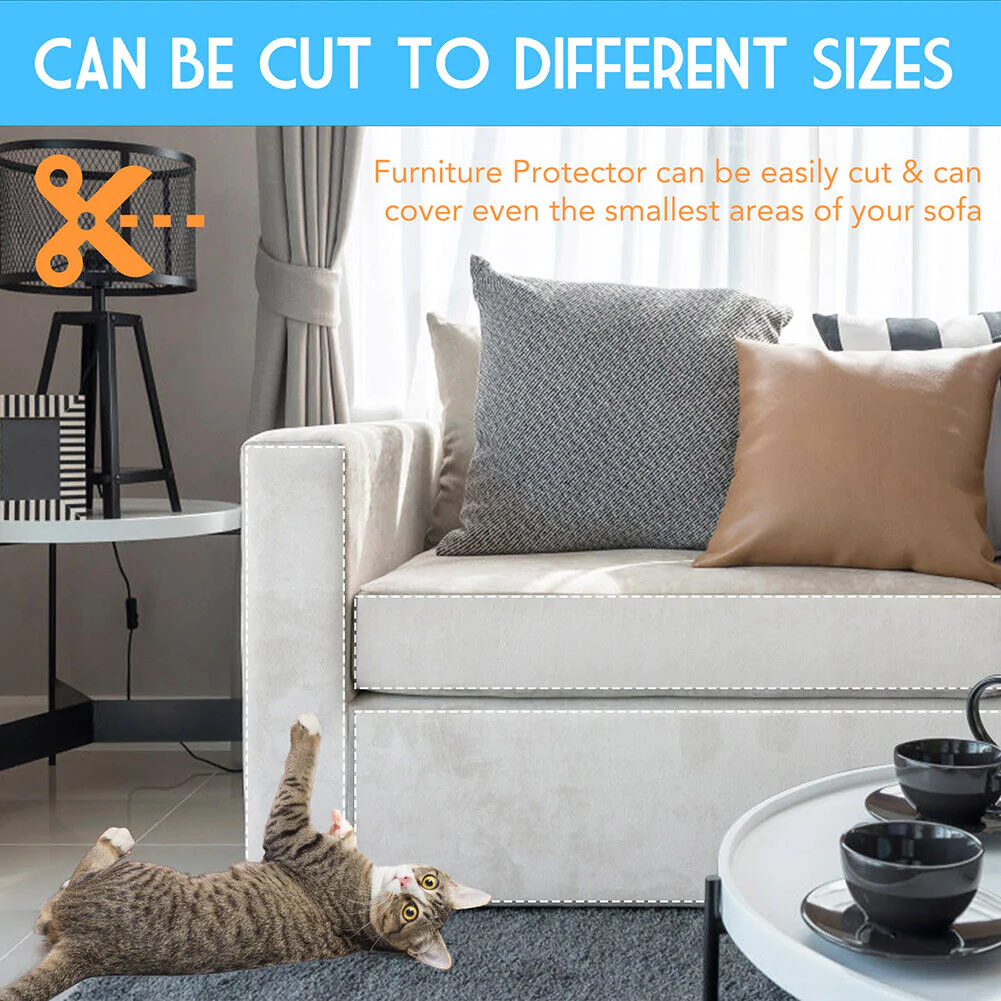 Prevent cat scratching on furniture with this 8-piece protector set.