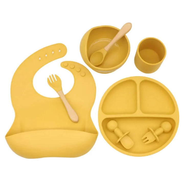 Complete Silicone Baby Feeding Set for Infants & Toddlers