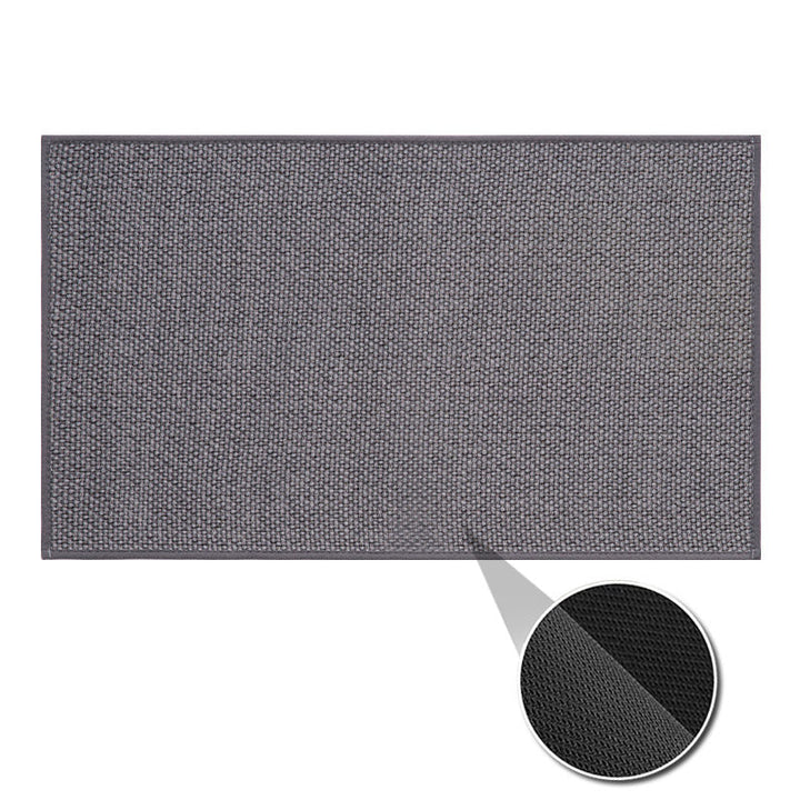 Washable, non-slip, absorbent woven indoor mat – ideal for busy entryways.
