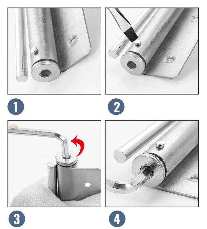 Adjustable speed door closer for quiet & controlled door closing. Premium door hardware for any building.