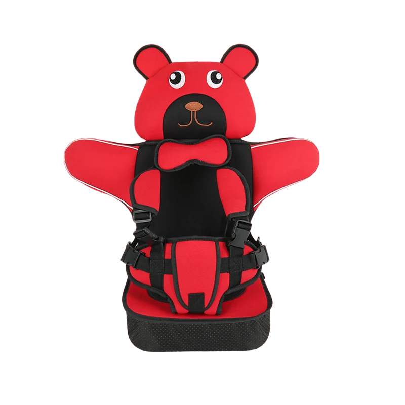 Easy-clean car seat mat for infants and booster seats, ensuring child safety during travel.