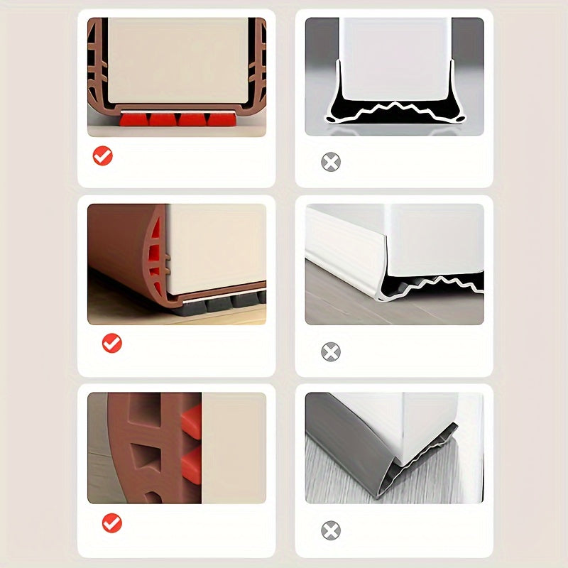 Maximize home comfort with adjustable door draft blocker, reducing noise & dust.