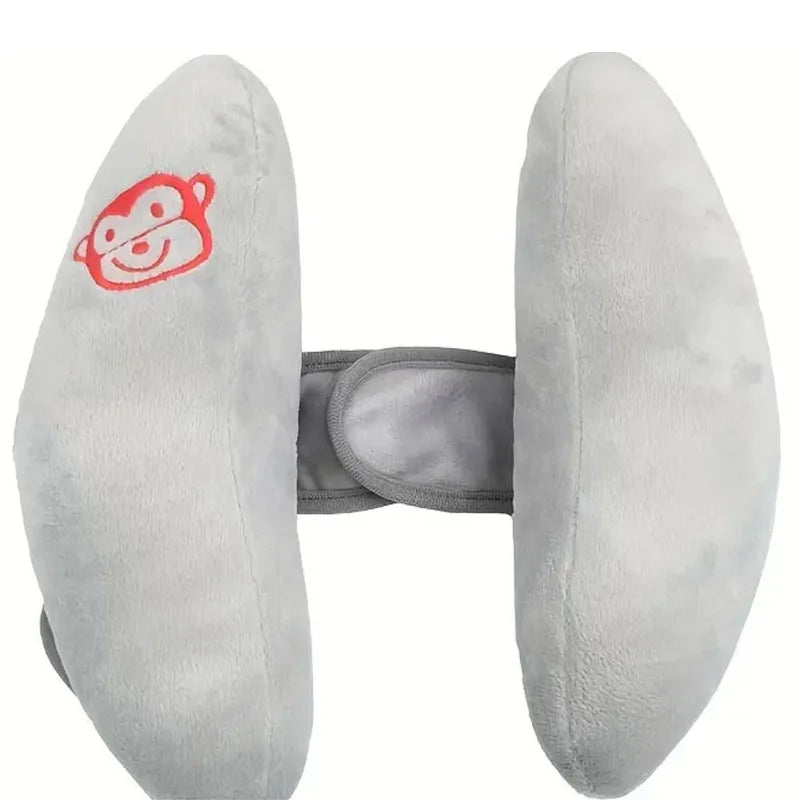 Newborn essential travel pillow, offering comfortable neck and head support for infants in strollers.