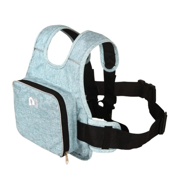 Adjustable pink linen motorcycle safety belt for kids, ensuring a secure and comfortable ride for young passengers.