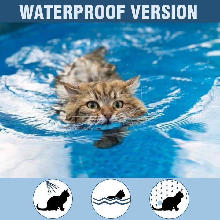 Several adjustable waterproof flea & tick collars for dogs & cats. Bulk pet supplies.