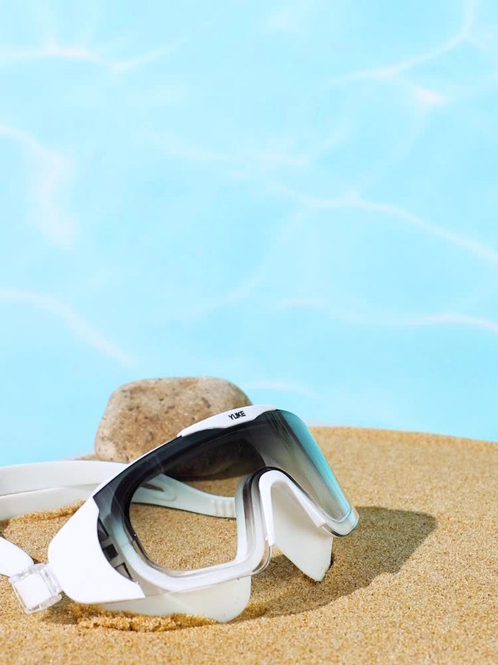 Enhance your swim experience with these anti-fog, waterproof adult goggles.