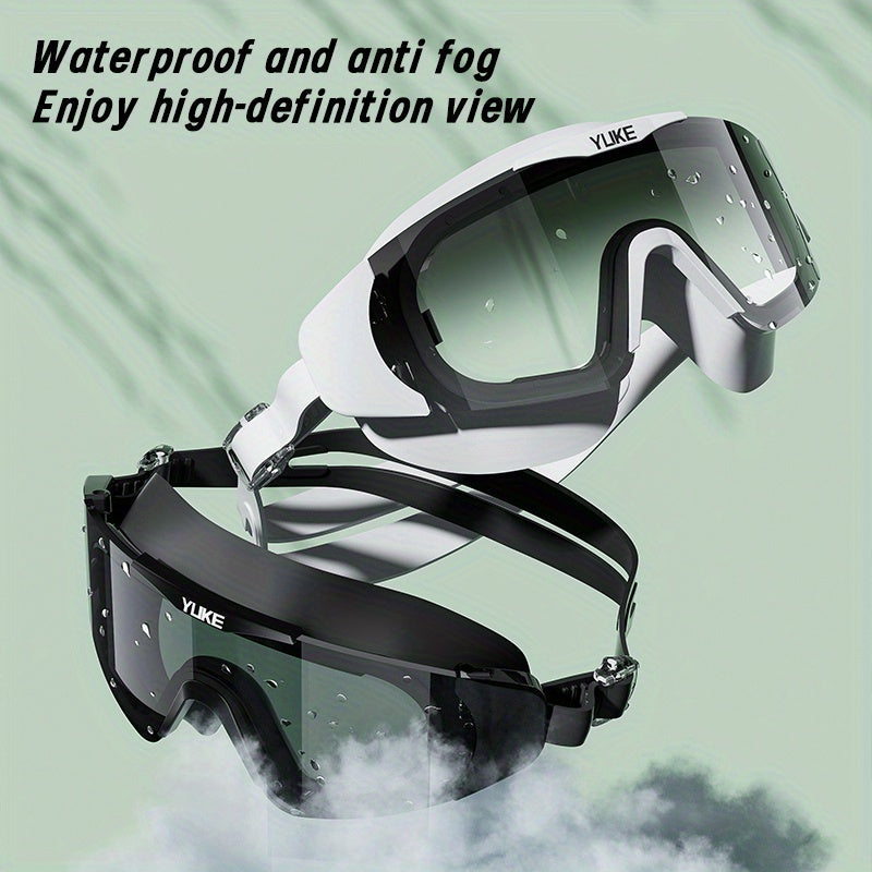 Enjoy unobstructed views with these anti-fog adult swimming goggles.