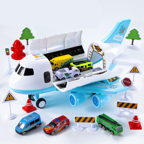 Adventure plane playset for kids, featuring a colorful toy aircraft for imaginative play.