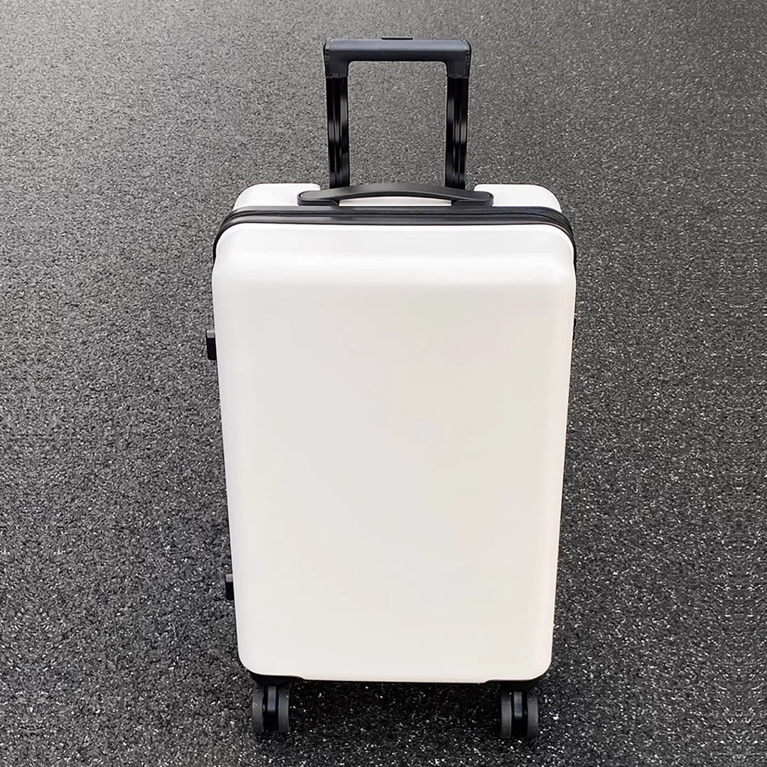 Durable AeroStride hard shell suitcase. Lightweight, impact-resistant travel luggage for secure packing on business trips.