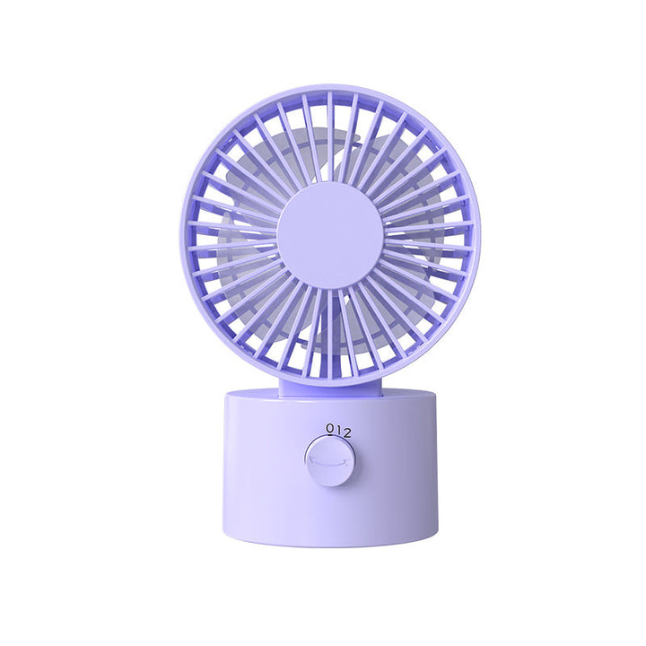 AirOrbit portable mini air circulator fan with adjustable speed, ideal for personal cooling on desk or travel.