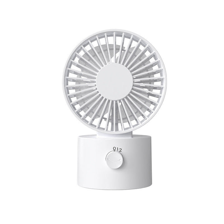 Compact AirOrbit travel fan, a portable mini air circulator with adjustable speed for on-the-go personal comfort.