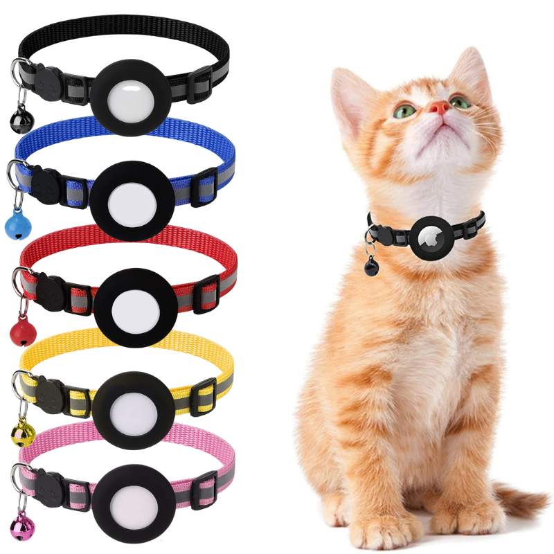 AirTag compatible cat collar for enhanced safety and freedom