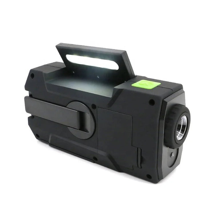 Multifunction emergency radio: solar, hand crank, weather alerts, & power bank for ultimate disaster readiness.