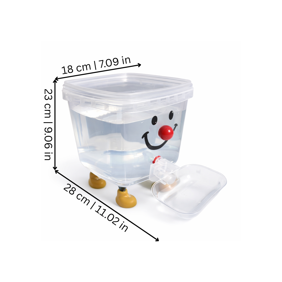 Gravity pet waterer with large capacity, ensuring pets stay hydrated at all times.