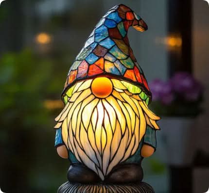 Cozy bedroom decor: Mosaic dog lamp with soft light. Artistic table lamp, great pet lover gift & accent.