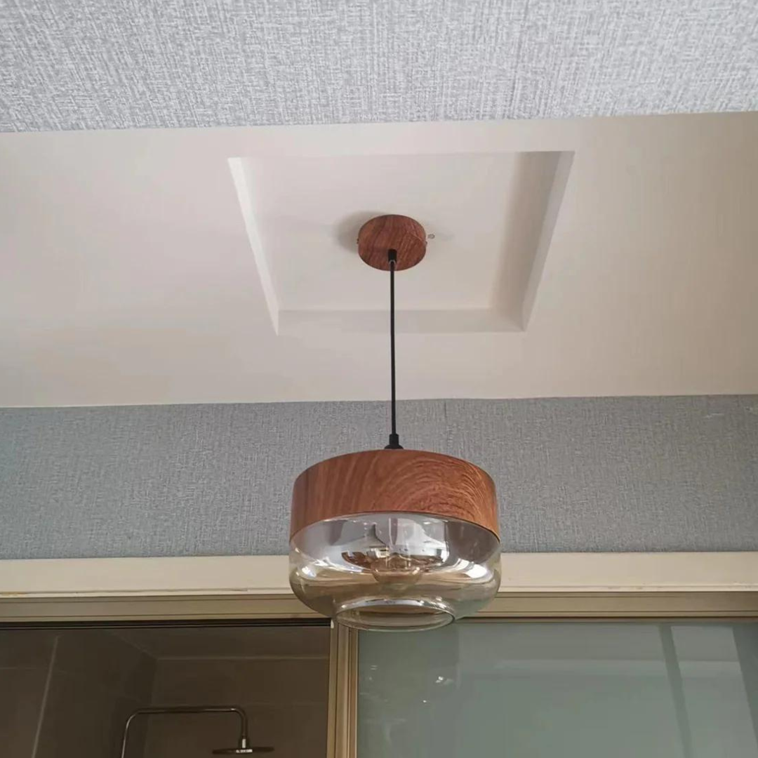 Arven wooden pendant light, bringing natural warmth indoors