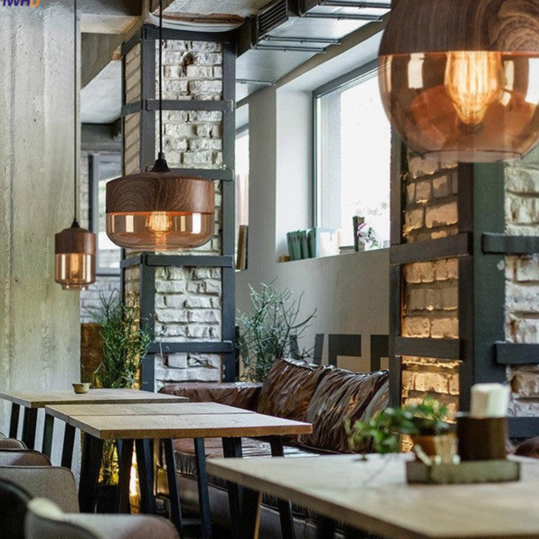 Minimalist Arven wooden pendant light, indoor lighting solution