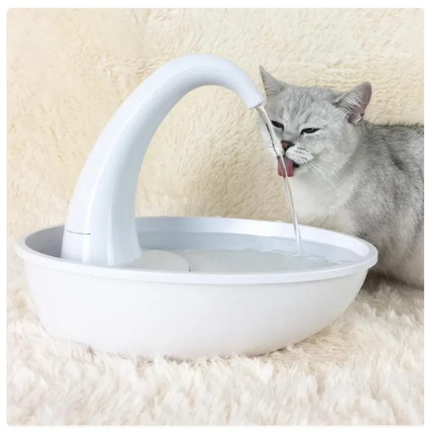 Keep your pets hydrated with this automatic water dispenser for cats & dogs. 0.62 Gal.
