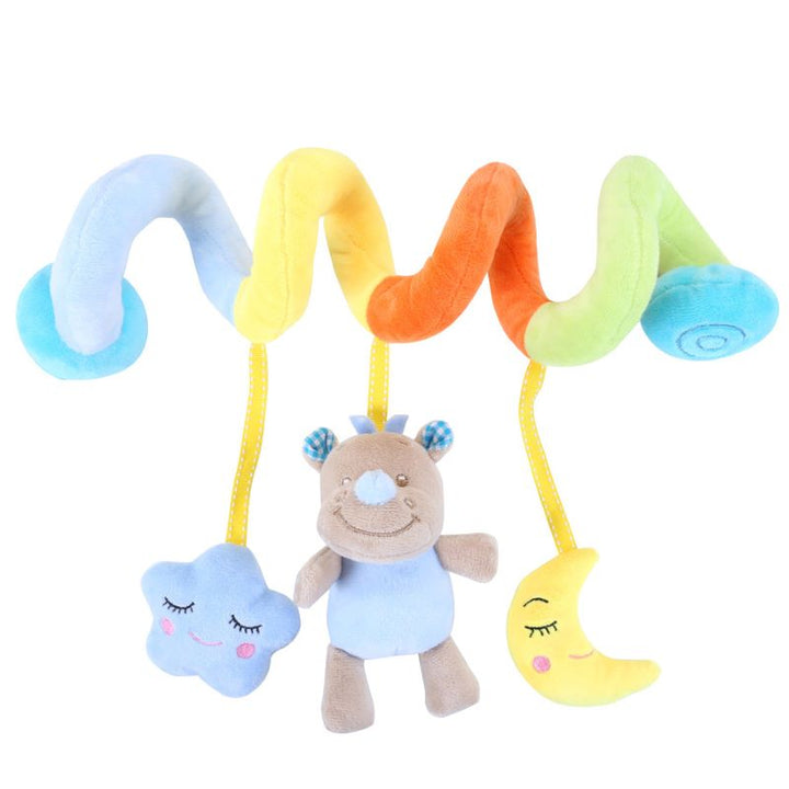 Engaging baby activity spiral toy, designed to stimulate senses and encourage play.