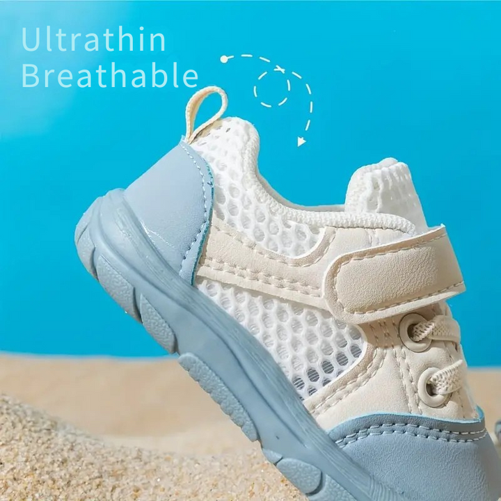Baby barefoot shoes for flexible first steps, promoting natural foot development.