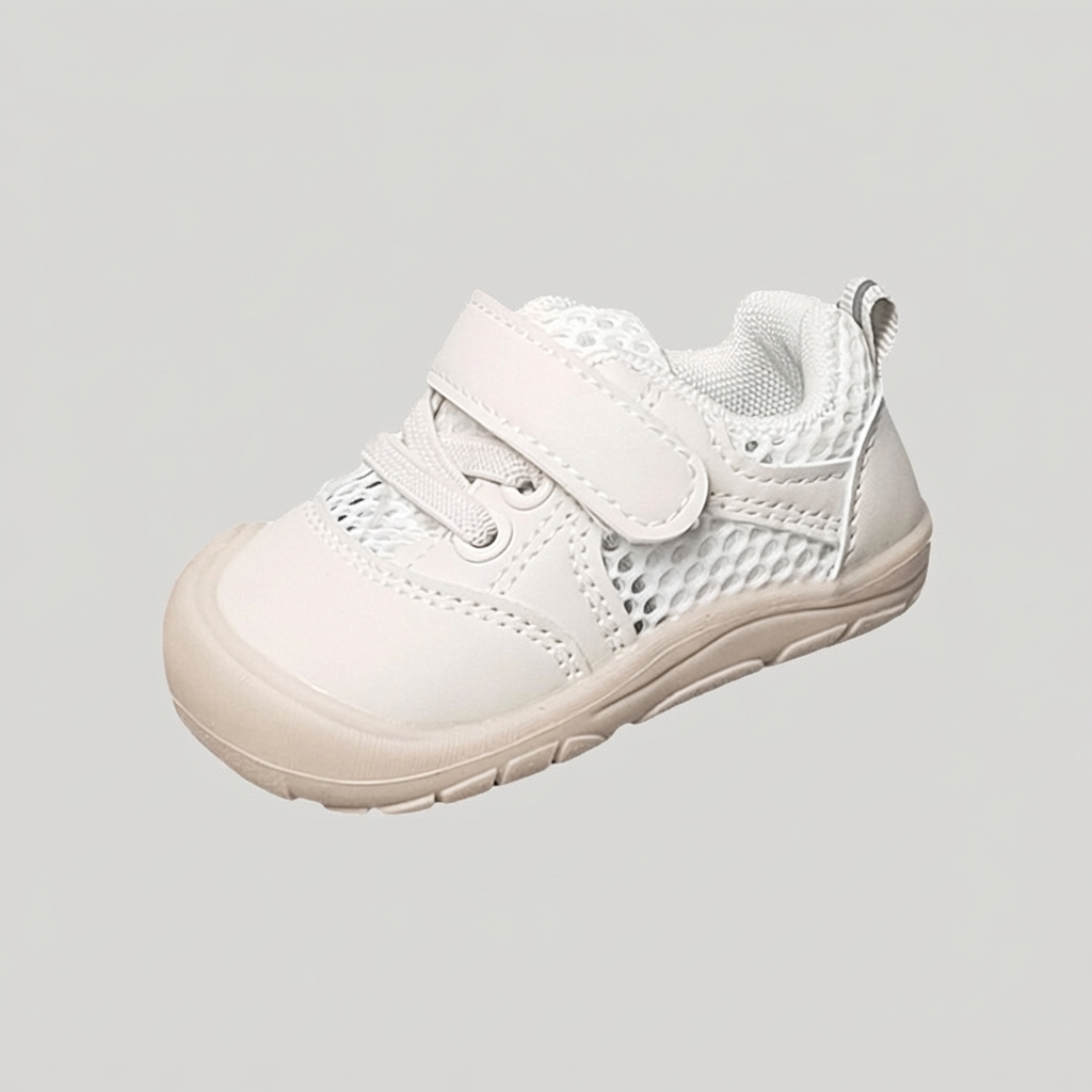 Secure slip-on baby shoes, perfect for little ones learning to take their first steps.