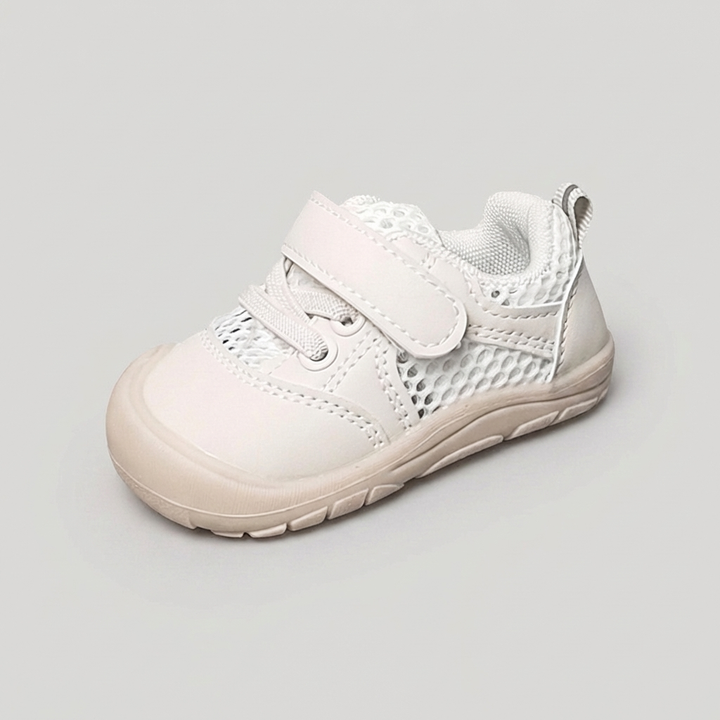Soft sole baby shoes for natural development, offering flexibility and grip.