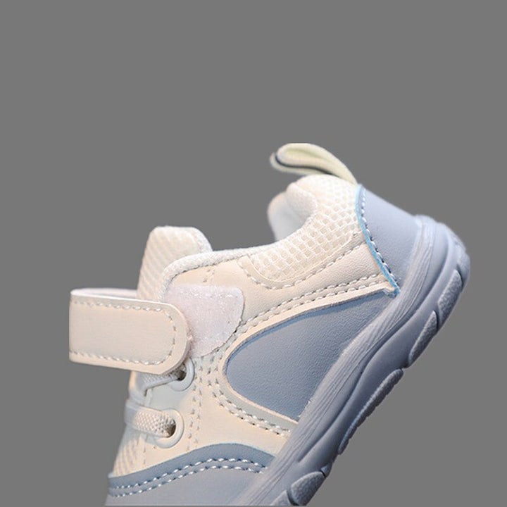 Barefoot toddler footwear with non-slip sole, perfect for active playtime.