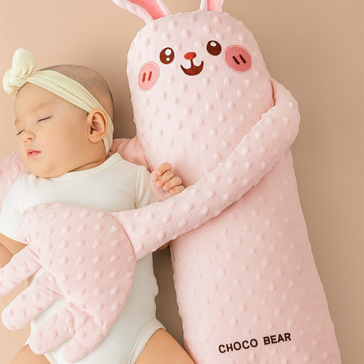 Comforting baby stuffed animal, ideal as a soothing sleep companion.