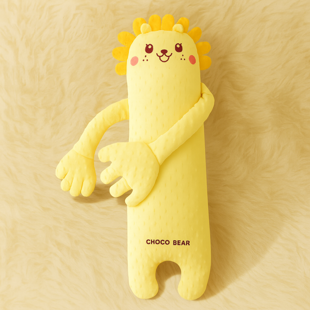 Plush SnoozyHug cuddle toy, a trusted sleep aid for infants.