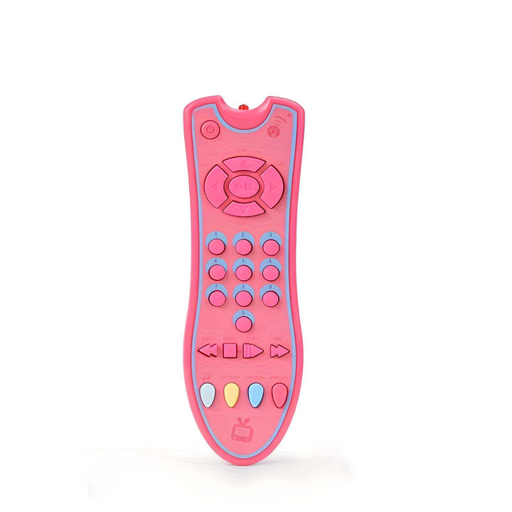 Educational music remote for babies, promoting early learning and fine motor skills development.