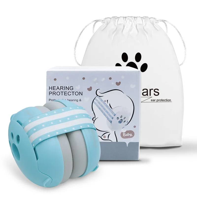 Baby noise cancelling earmuffs for sensitive hearing protection