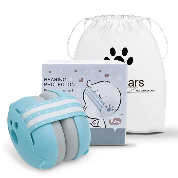 Baby noise cancelling earmuffs for sensitive hearing protection