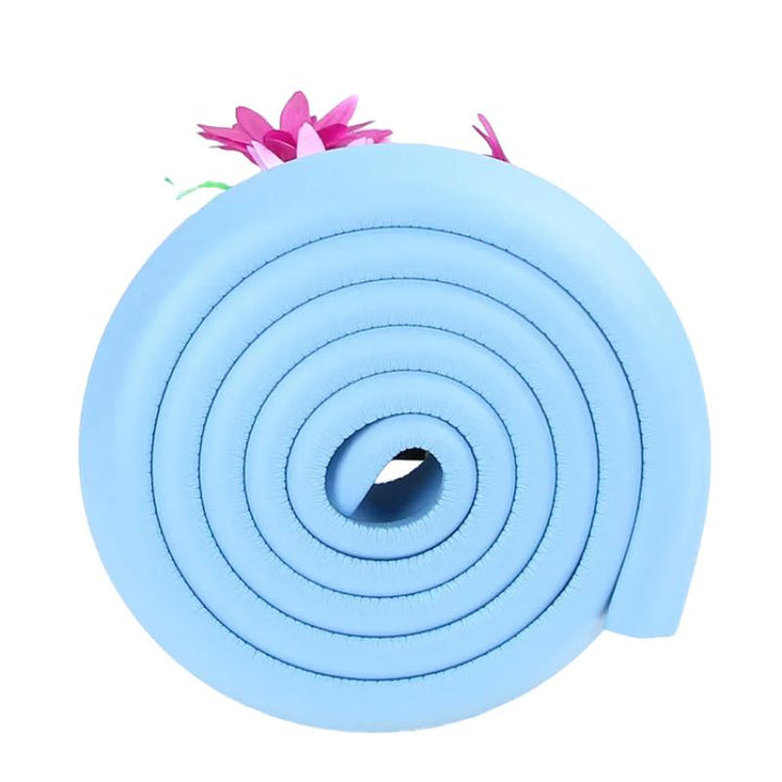 Soft corner guard bumper for childproofing tables and furniture