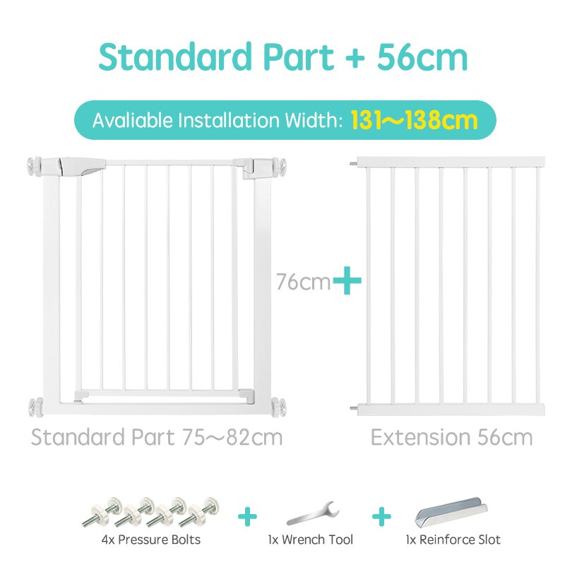 Heavy-duty baby gate ensuring maximum child safety