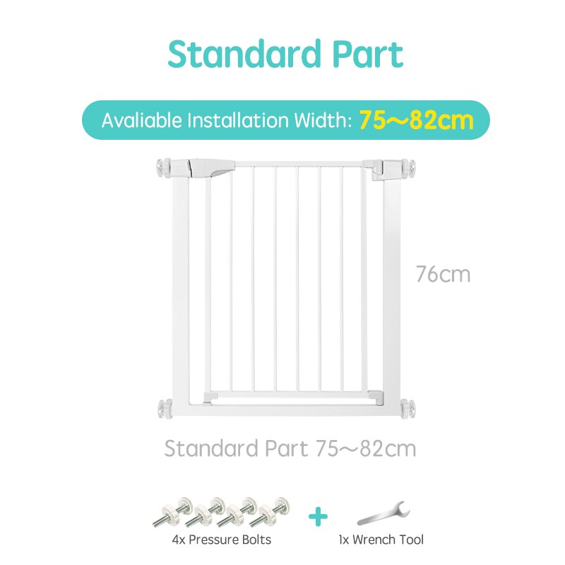 Easy install baby gate for stairs, providing home safety
