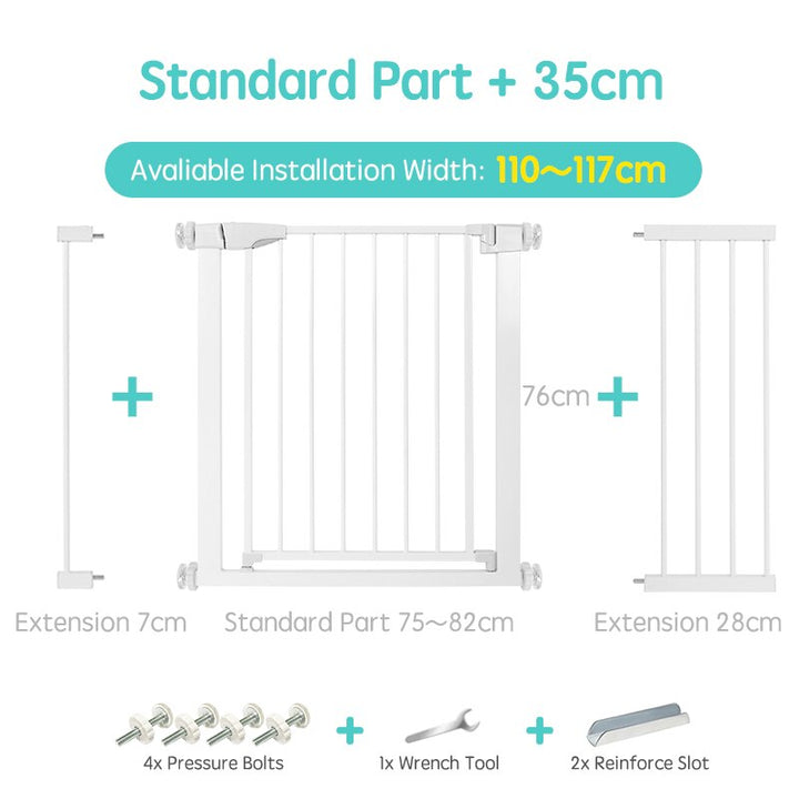 Durable baby proofing gate, protecting toddlers from hazards