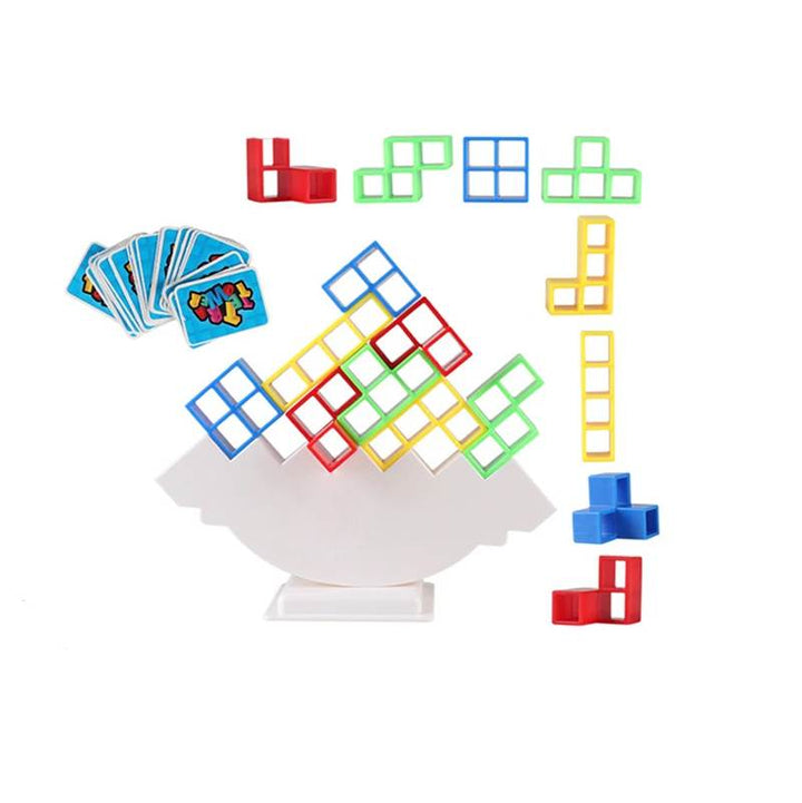 Creative kids toy: colorful balance stacking board game for engaging play and skill development.