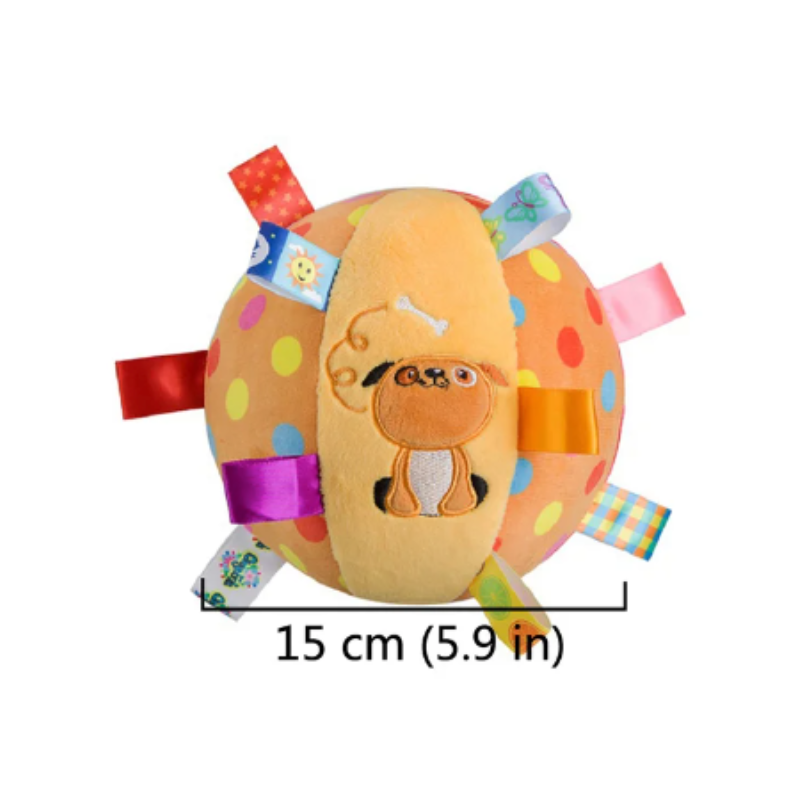 Durable BarkBoop interactive dog ball toy, perfect for chewing and fetch games.