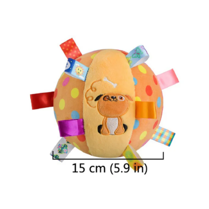 Durable BarkBoop interactive dog ball toy, perfect for chewing and fetch games.