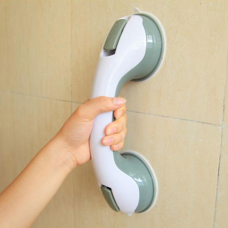 Bathroom suction grab bar for extra non-slip support in the shower, ideal for elderly and disability aid.