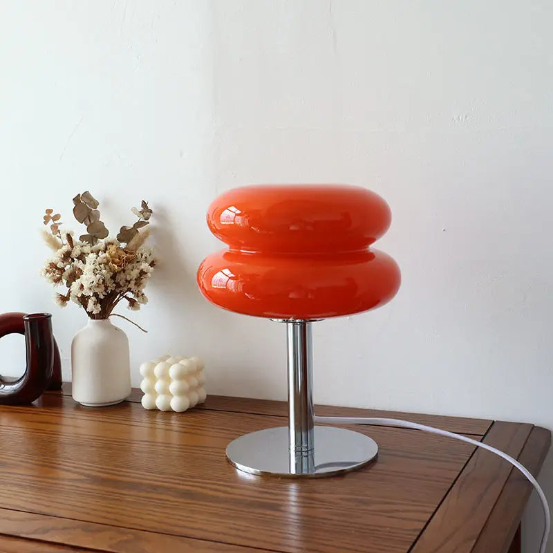 Bauhaus style LED table lamp, dimmable for modern home decor. Elegant and timeless indoor accent lighting.