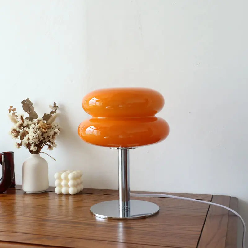 Designer Bauhaus LED table lamp. Timeless, iconic design offers versatile accent lighting for modern living.