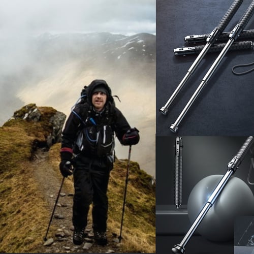 Adjustable aluminum folding cane, a lightweight mobility aid for everyday support